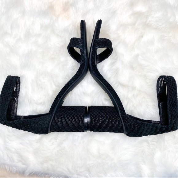 JEFFREY CAMPBELL LAURA EMBOSSED SNAKE SANDAL - Picture 6 of 11